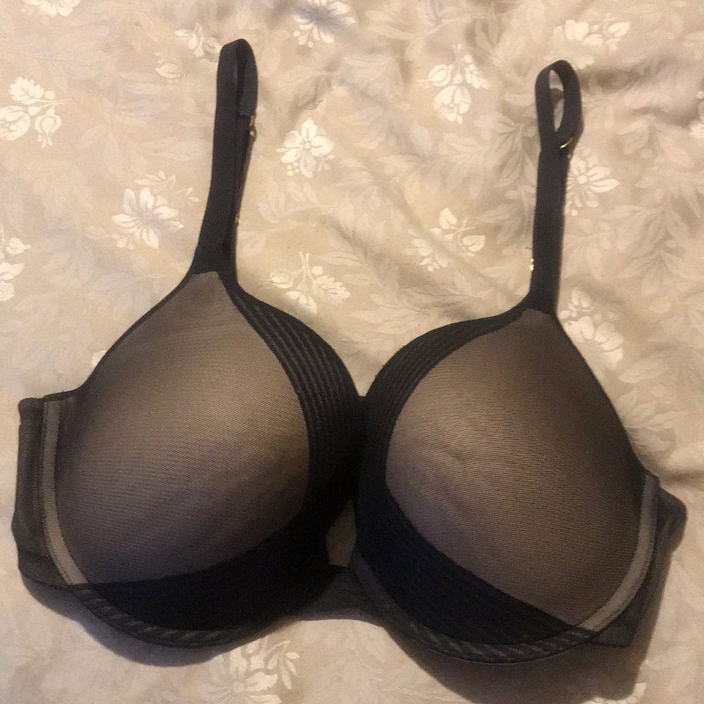 DONNA KARAN SHEER UNDERWIRE BRA